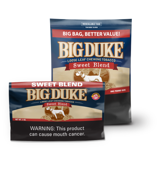 Large and Small Packages of Big Duke Sweet Blend